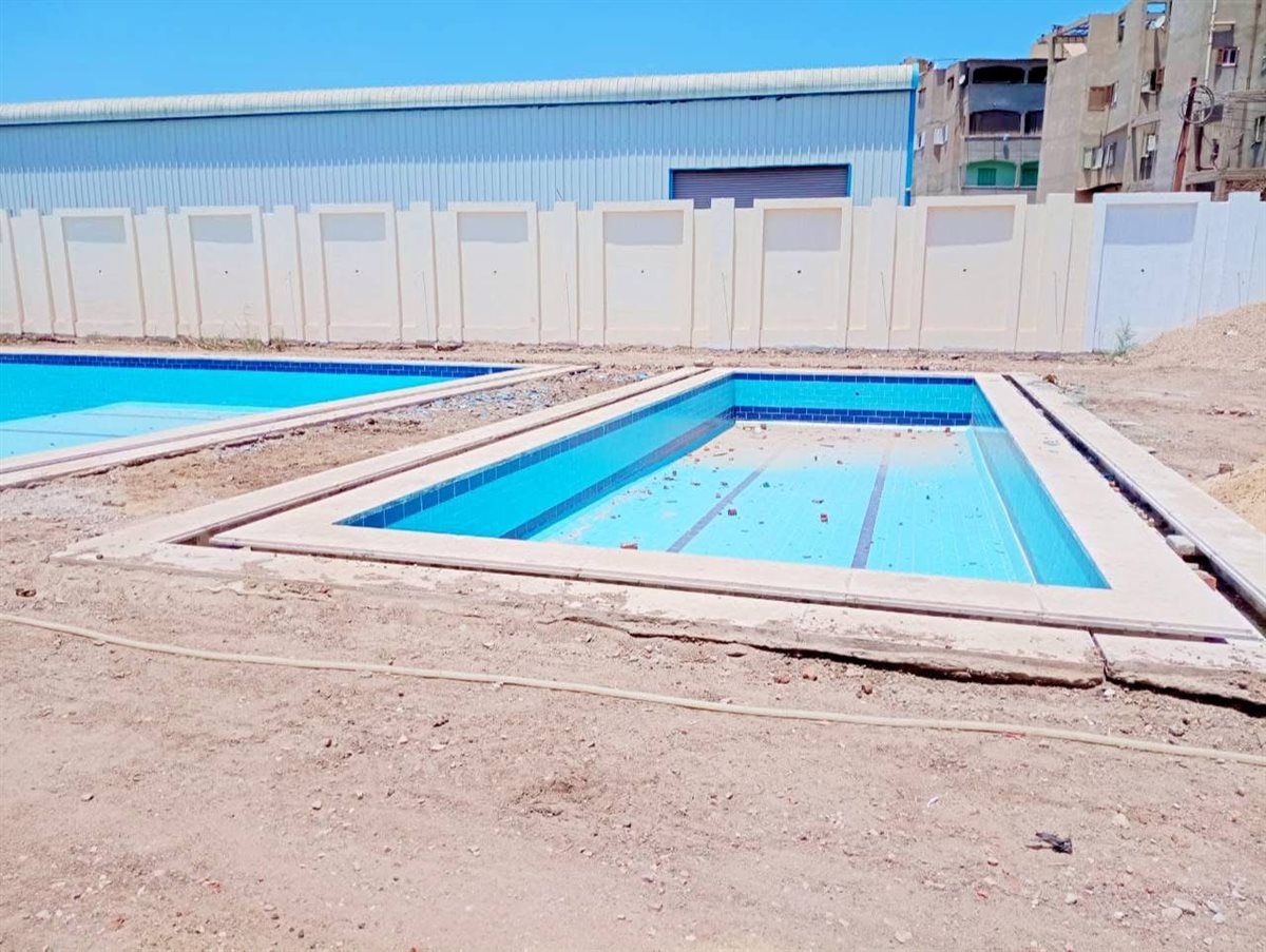 إنشاء حمام سباحة نصف أولمبى فى دمياط