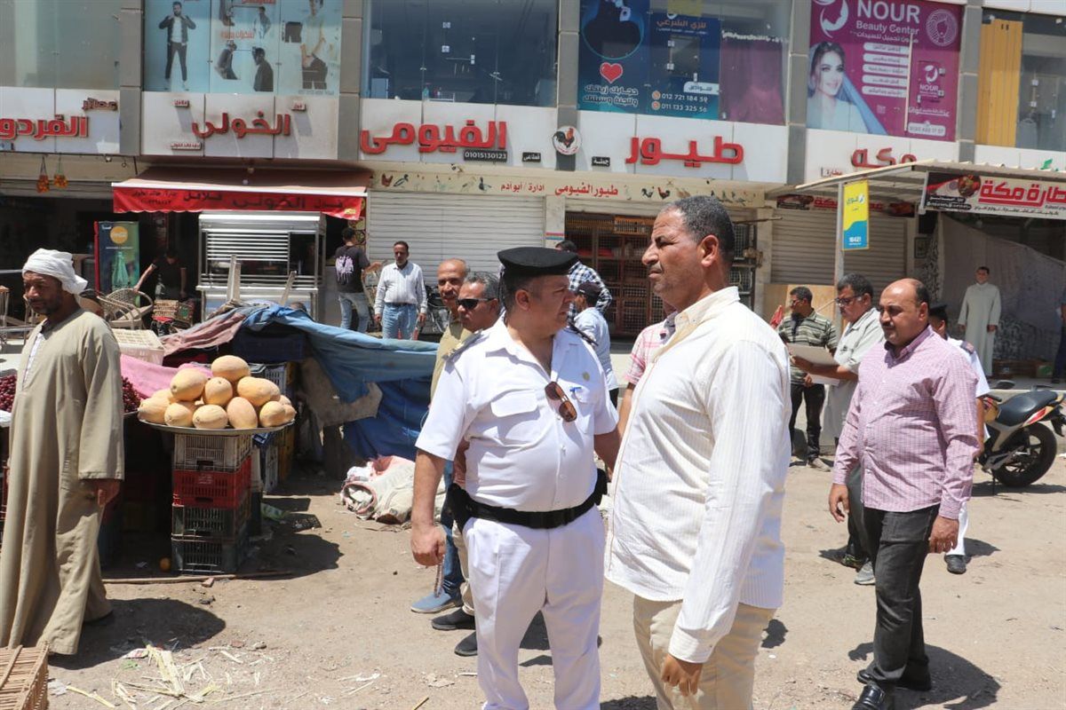 جانب من حملات جهاز مدينة السادات