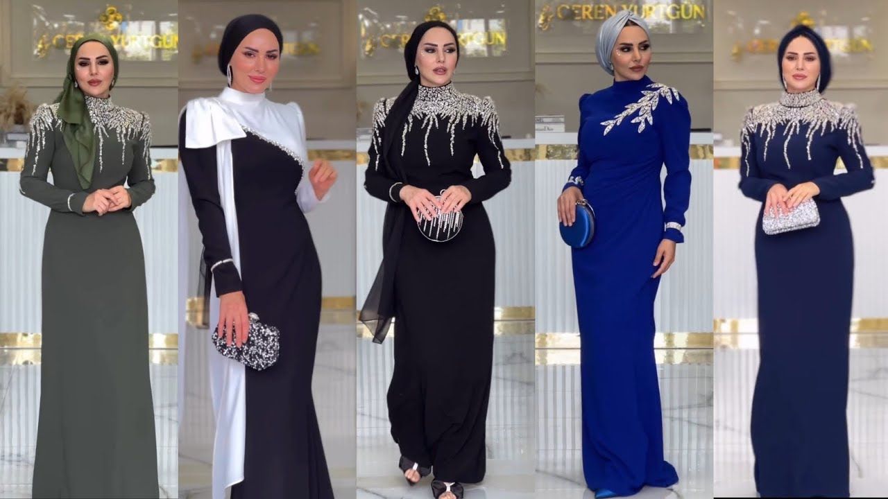 فساتين سواريه 2025 للمحجبات ????اجمل فساتين سواريه للمحجبات ????New evening dress