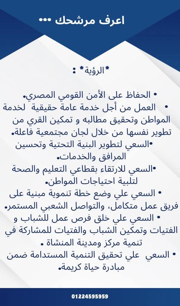 البرنامج الانتخابي