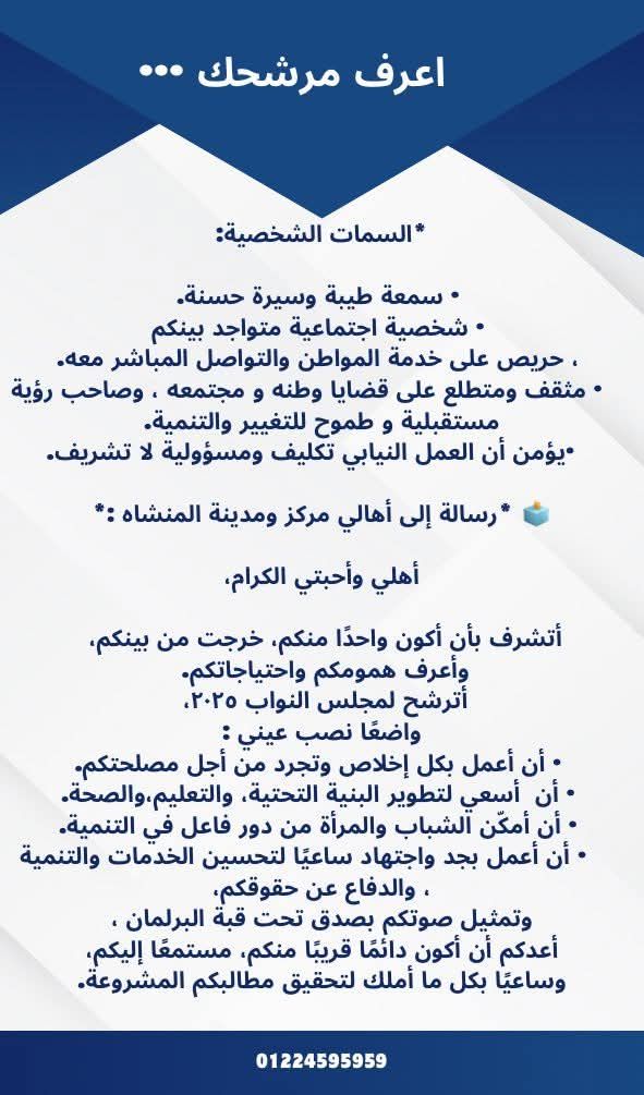 البرنامج الانتخابي