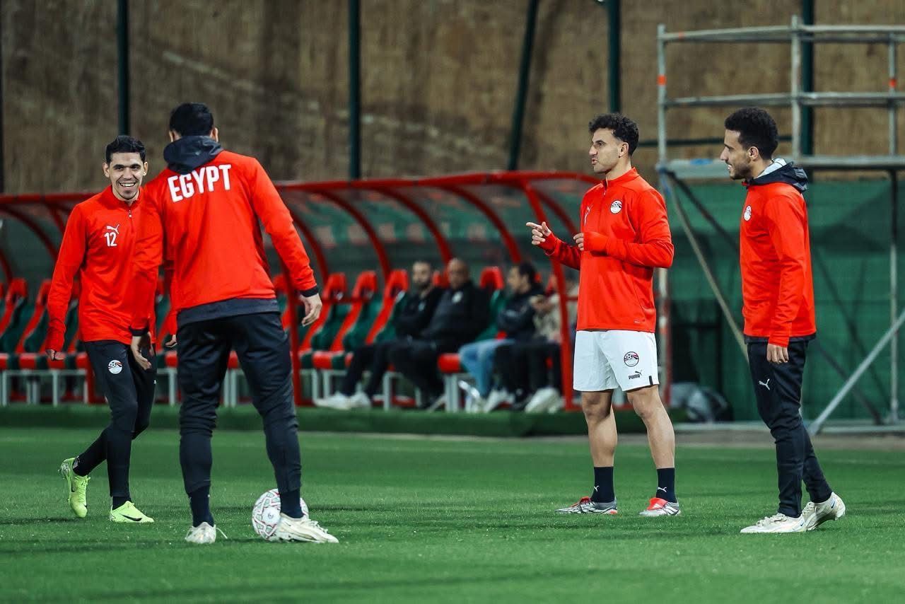 جانب من تدريبات المنتخب