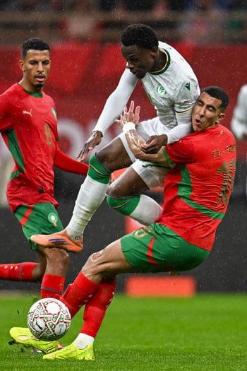 جانب من المباراة