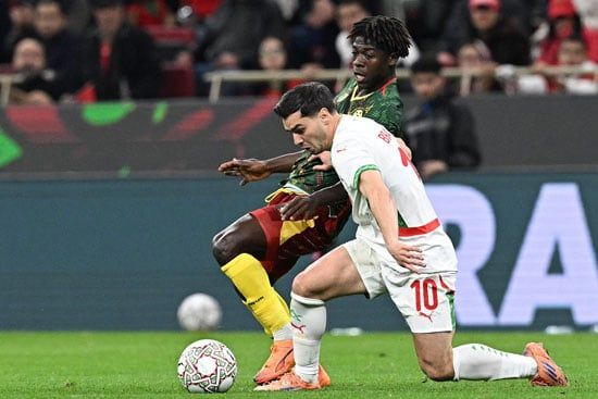الكاميرون ضد المغرب دياز خلال المباراة