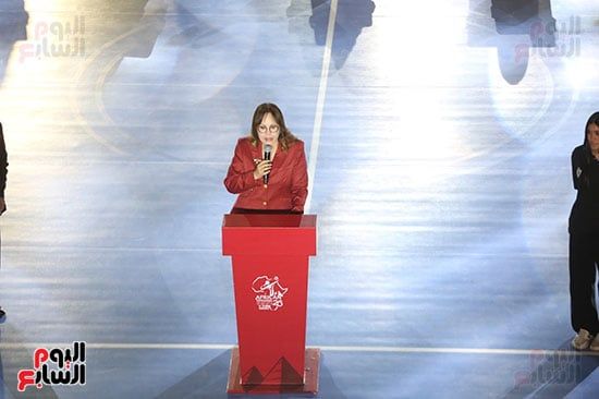 رئيس الاتحاد الأفريقي في حفل افتتاح بطولة أفريقيا لطائرة السيدات رئيس الاتحاد الأفريقي في حفل افتتاح بطولة أفريقيا لطائرة السيدات