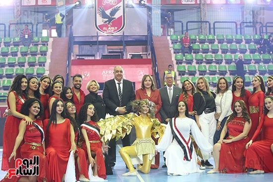 محمد الغزاوي في حفل افتتاح بطولة أفريقيا لطائرة السيدات محمد الغزاوي في حفل افتتاح بطولة أفريقيا لطائرة السيدات