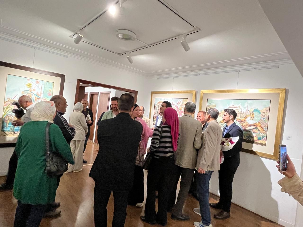 جانب من المعرض جانب من المعرض