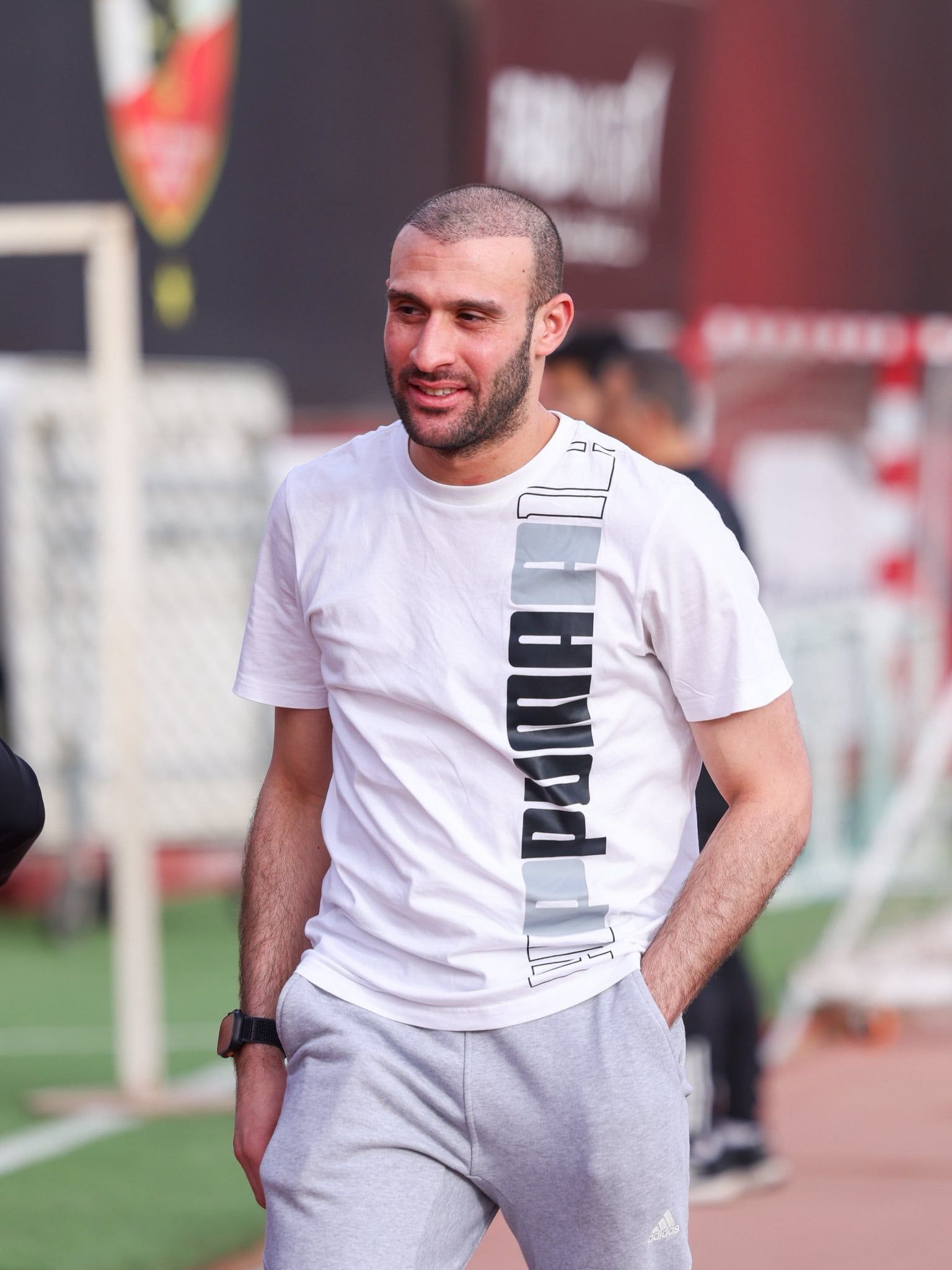 عمر كمال فى تدريبات الاهلى (2)