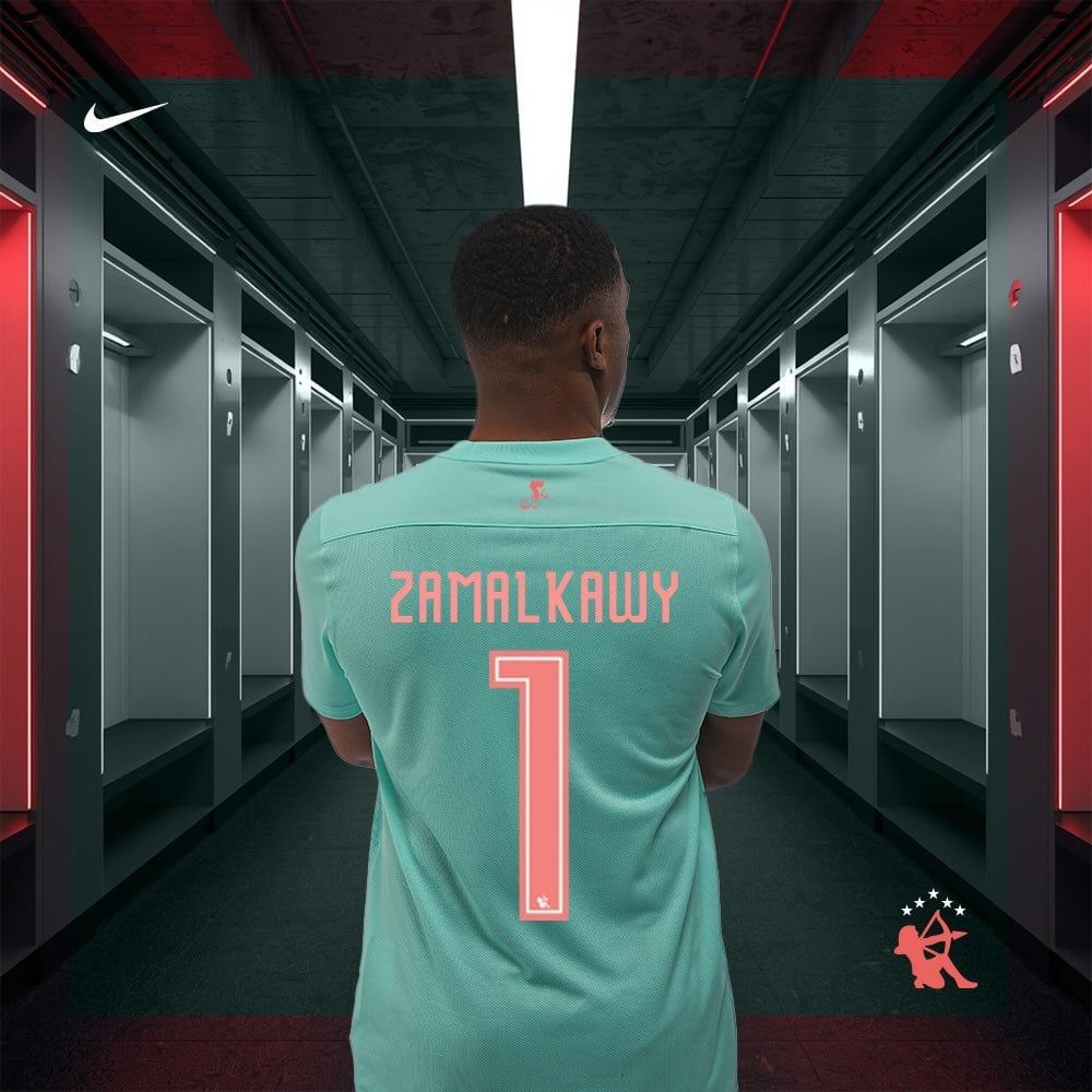 الزمالك يكشف عن القميص الثالث للفريق باللون التركواز