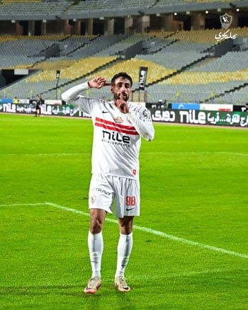احتفال عدى الدباغ بالهدف
