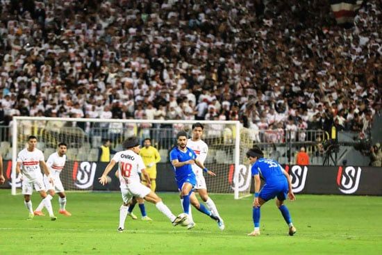 سموحة والزمالك الشوط الأول