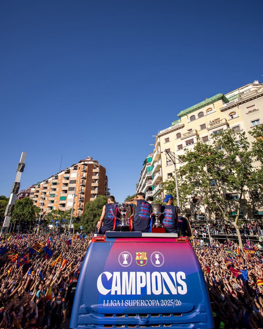 احتفالات فريق برشلونة احتفالات فريق برشلونة