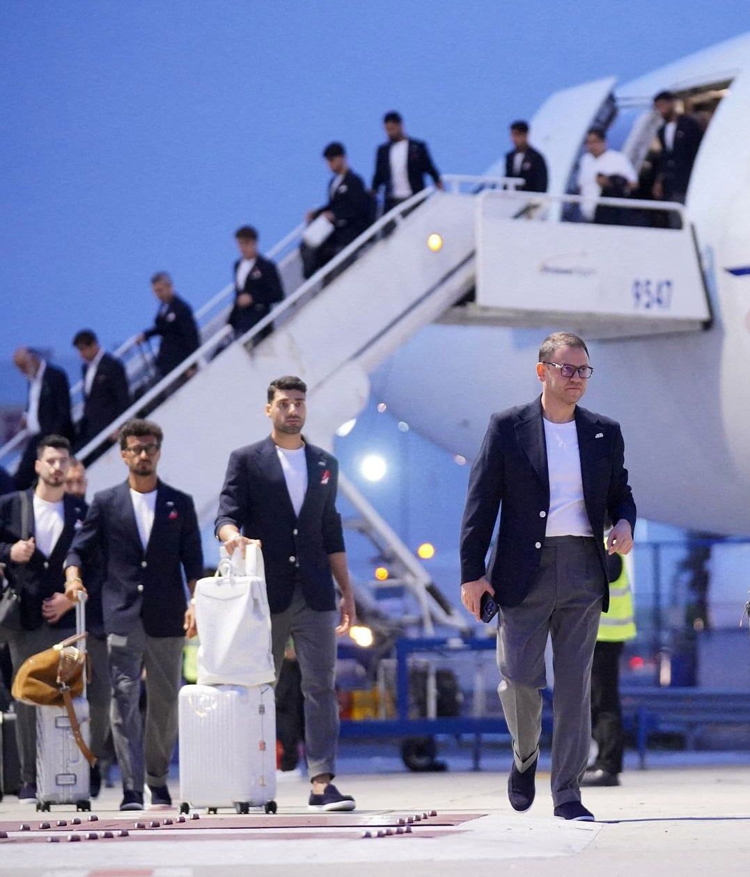 وصول منتخب ايران إلى المكسيك (4)