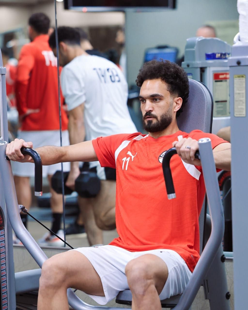 تدريبات استشفائية وبدنية للاعبي منتخب مصر (5)