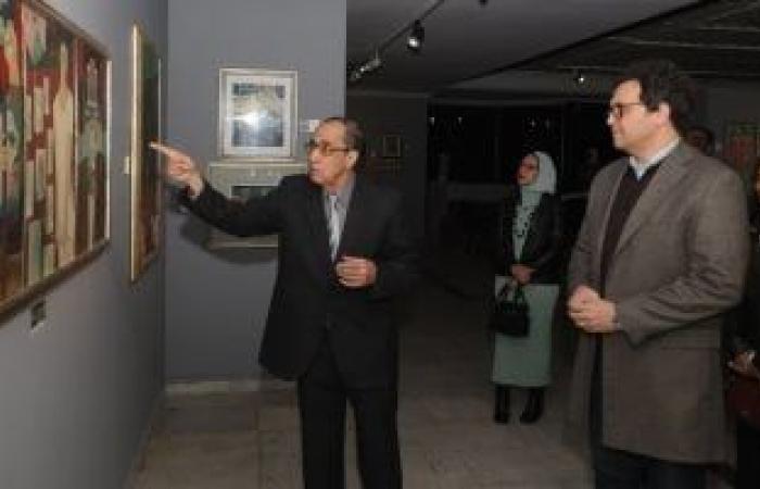 وزير الثقافة يفتتح المعرض الاستعادي «الحياة.. الحب.. الموت» لـ محمود أبو العزم