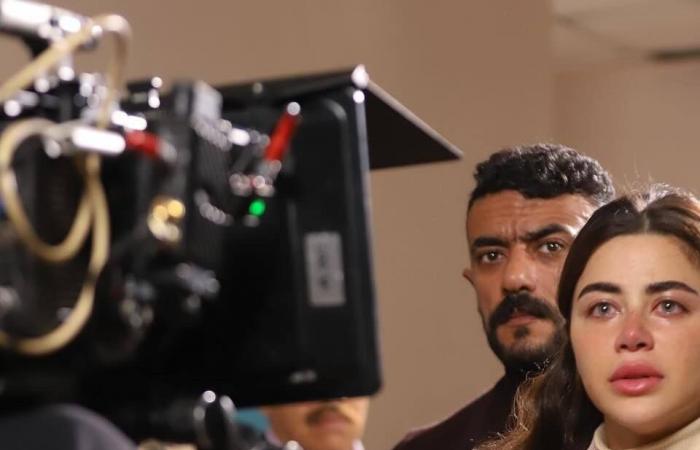 يارا السكري تشارك جمهورها كواليس مسلسل "علي كلاي" برفقة أحمد العوضي (صور)