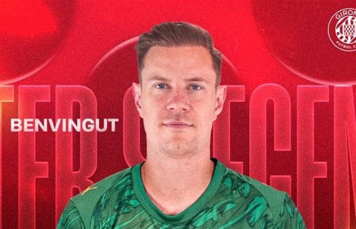 رسميًا.. جيرونا يضم تير شتيجن قادمًا من برشلونة