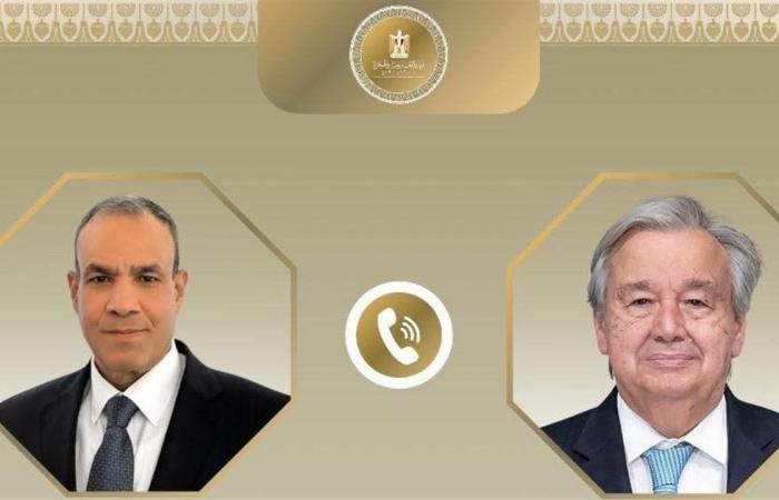 وزير الخارجية يؤكد لـ"غوتيريش" أهمية التوصل لهدنة إنسانية في السودان