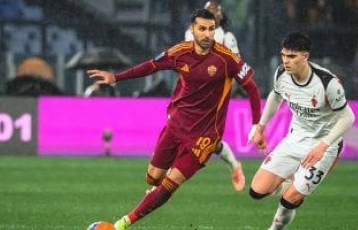 التعادل يحسم قمة روما ضد ميلان في الدوري الإيطالي.. فيديو