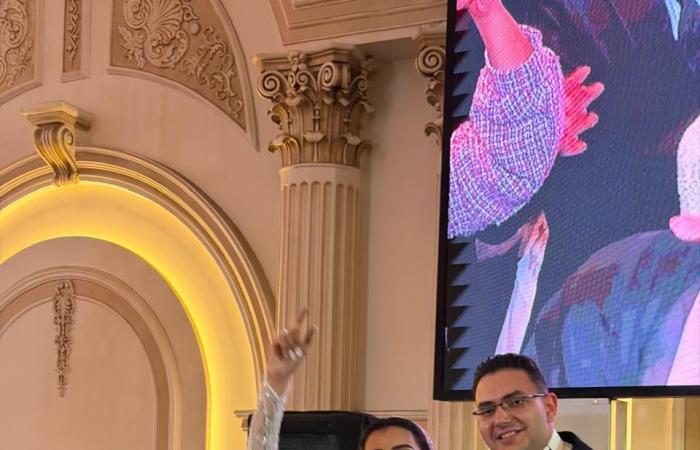 جيانا فاروق بطلة الكاراتيه تحتفل بزفافها.. صور