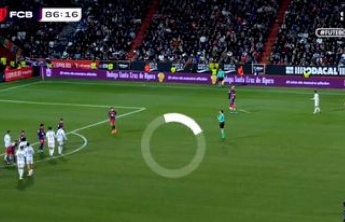 ألباسيتي ضد برشلونة.. ألباسيتي يسجل الهدف الأول في مرمى برشلونة بربع نهائي كأس ملك إسبانيا في الدقيقة 86