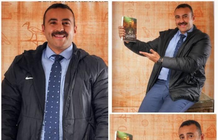 أيمن العايدي يُوقّع أحدث رواياته للقراء بمعرض الكتاب بحضور اللواء وليد السيسى.. صور