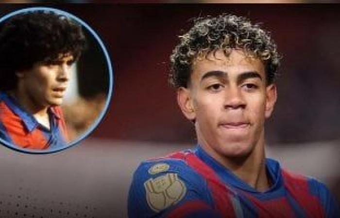 لامين يامال يحطم رقم مارادونا فى برشلونة.. وميسي يظل الأسطورة