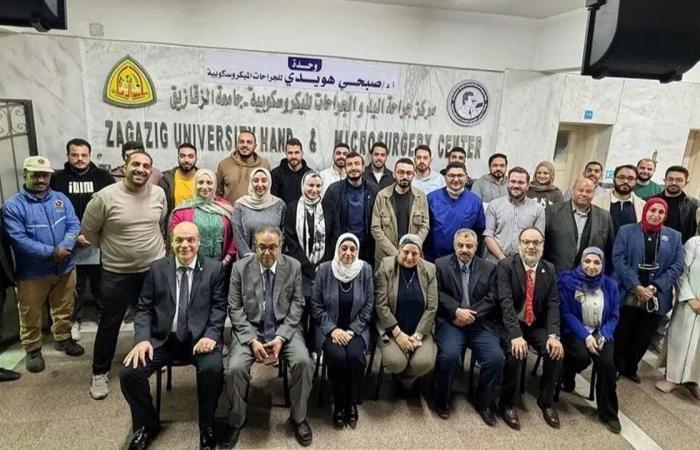 افتتاح معمل الجراحات الميكروسكوبية وتفقد وحدة التدريب بطب جامعة الزقازيق