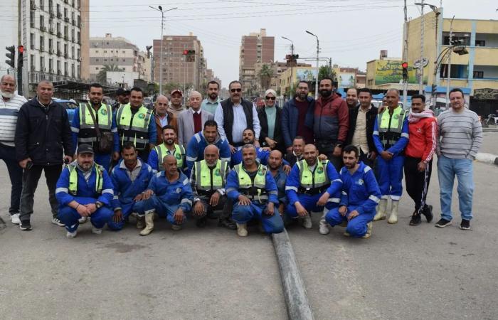 إصلاح عاجل لخط صرف صحي رئيسي بالإسماعيلية وإعادة الخدمة تدريجيًا للمناطق المتأثرة