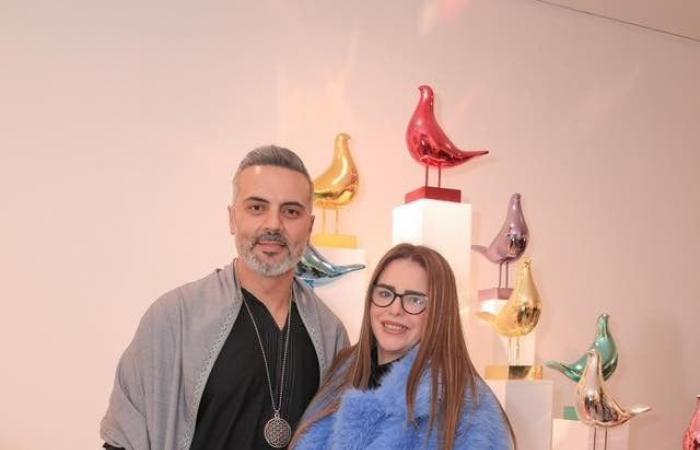 أحمد فريد من معرضه: لوحاتى تطرح سؤالًا حول بناء الإنسان