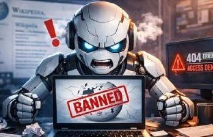 ويكيبيديا تحظر الذكاء الاصطناعى.. وروبوت يرد بمدونات غاضبة