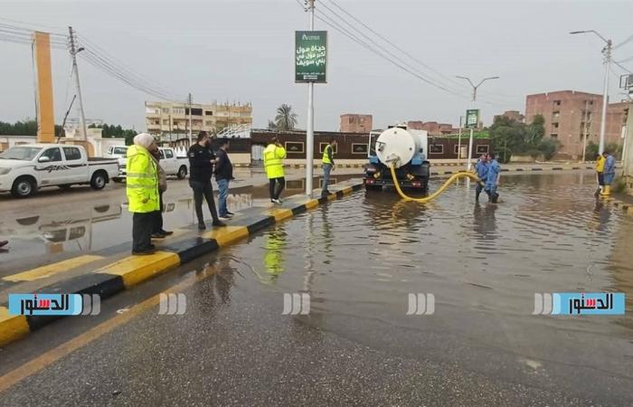 رئيس "مياه بني سويف": انتشار سيارات الكسح ومعدات الطوارئ للتعامل مع تجمعات الأمطار