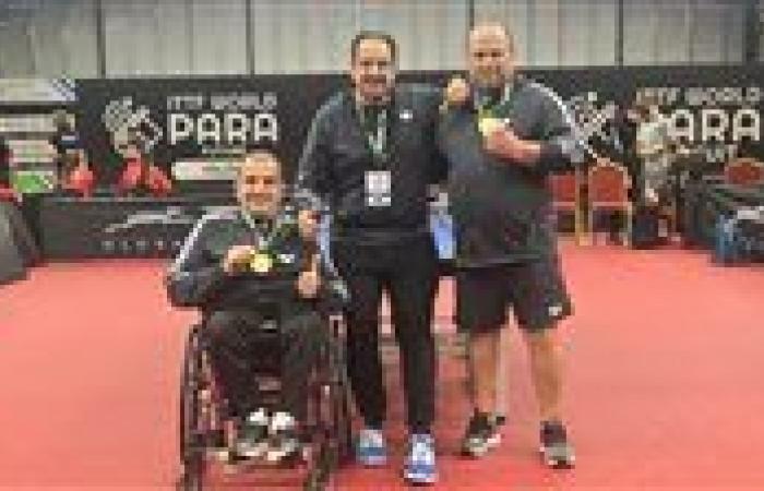 ذهبيتان لمصر في بطولة المستقبل الدولية لتنس الطاولة البارالمبي