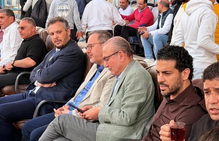 السفير التركي ووزير الرياضة يشهدان مباراة بيراميدز وإنبي