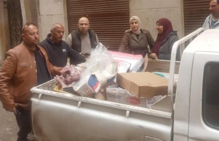 تحرير 28 محضرًا وضبط نصف طن لحوم وأسماك غير صالحة للاستهلاك في المنوفية