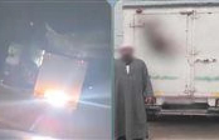 أضواء قاتلة.. ضبط سائق «نصف نقل» يثبت أنوار مبهرة خلف سيارته بالمنوفية