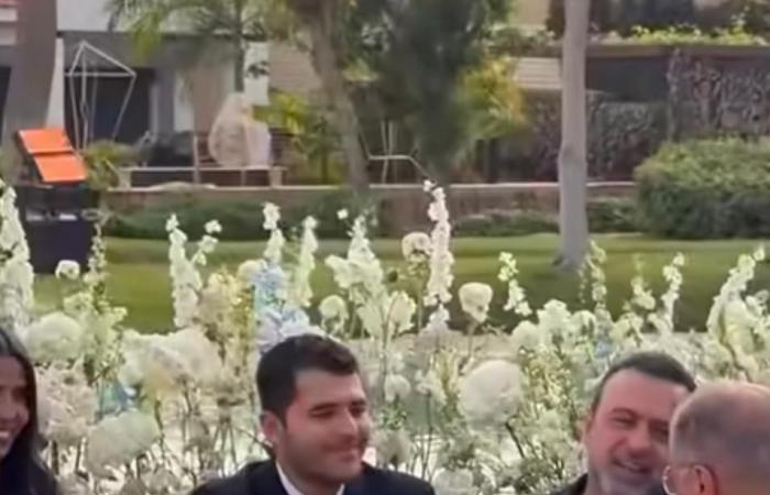 بحضور مصطفى حسني.. عقد قران ابنة المنتج محمد السعدي |صور