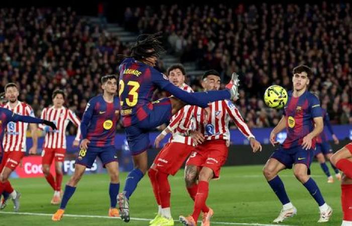 أتلتيكو مدريد ضد برشلونة.. موعد مباراة برشلونة وأتلتيكو مدريد في الدوري الإسباني والقنوات الناقلة والتشكيل المتوقع