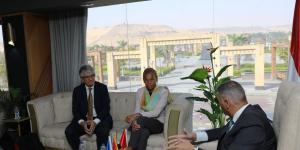 محافظ أسوان يبحث مع وفد اللجنة الاستشارية للتعاون الدولي السويسري سبل التعاون