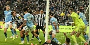 عمر مرموش يشارك في خسارة مانشستر سيتي أمام نيوكاسل يونايتد (1/2) في الدوري الإنجليزي الممتاز