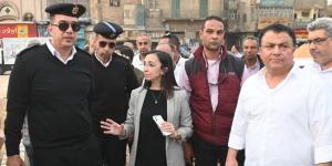 محافظ البحيرة تتفقد أعمال تطوير ميدان المحطة بدمنهور