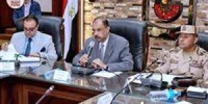 محافظ سوهاج يترأس الاجتماع التنسيقي لتنفيذ التدريب العملي المشترك لمواجهة الأزمات والكوارث " صقر 159 "