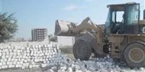 إزالة 22 حالة تعدٍ على مجرى نهر النيل بفرع رشيد في البحيرة