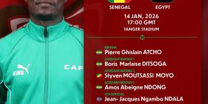 صافرة جابونية تدير مباراة مصر والسنغال في نصف نهائي أمم أفريقيا