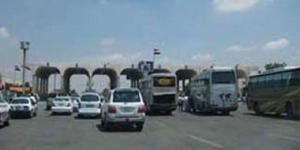 مشاهد تظهر إخلاء معبر المصنع الحدودى بين لبنان و سوريا