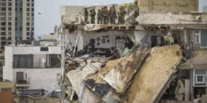 دوى انفجارات فى تل أبيب وإصابة مبنى ببئر السبع جنوب إسرائيل