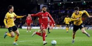 ليفربول ضد فولهام.. محمد صلاح يسجل ثاني أهداف الريدز بتسديدة رائعة