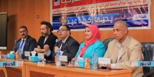 رئيس جامعة كفر الشيخ يشهد فعاليات ورشة “كيف تصنع عرضًا مسرحيًا؟”