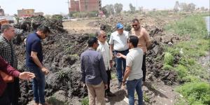 رئيس مياه الفيوم يتابع استعدادات ربط المرحلة الثالثة بمحطة العزب الجديدة