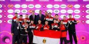 منتخب مصر للمصارعة الرومانية تحت 17 سنة بطل إفريقيا بـ10 ميداليات
